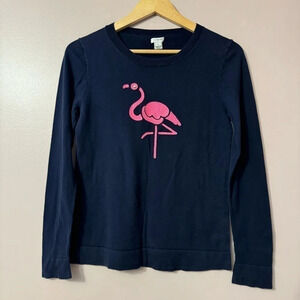J.Crew Flamingo  Teddie Sweater Women Size S